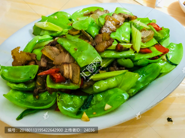 臘肉炒豆角