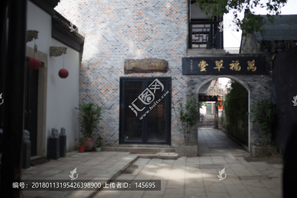 古建筑門景