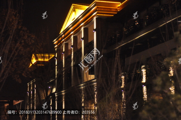 南宮溫泉度假村夜景