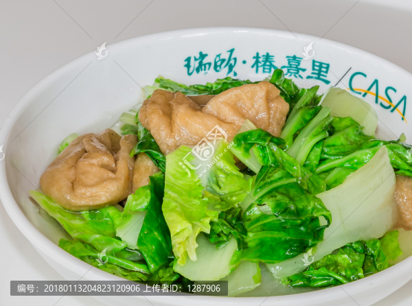 面筋小白菜