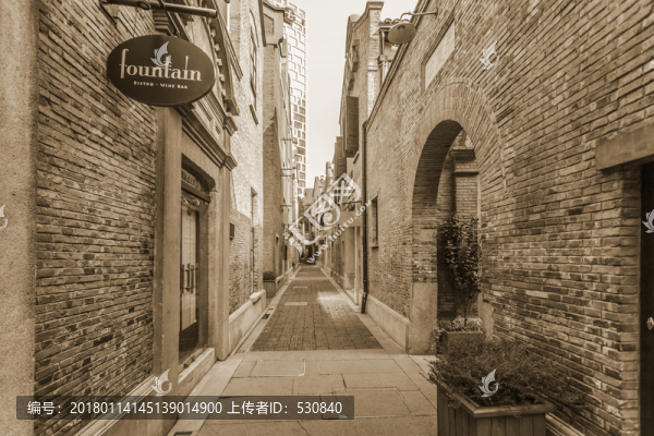老上海舊上海建筑街景復(fù)古懷舊