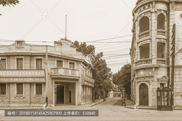 老上海舊上海建筑街景復古懷舊