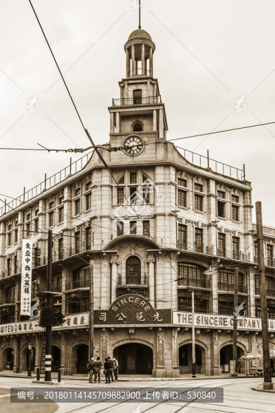 老上海舊上海建筑街景復(fù)古懷舊