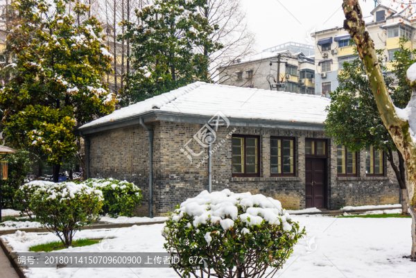 南京總統(tǒng)府雪景
