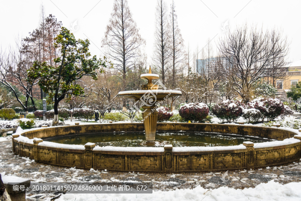 南京總統(tǒng)府雪景