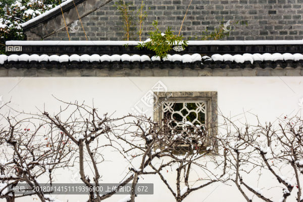 南京總統(tǒng)府雪景