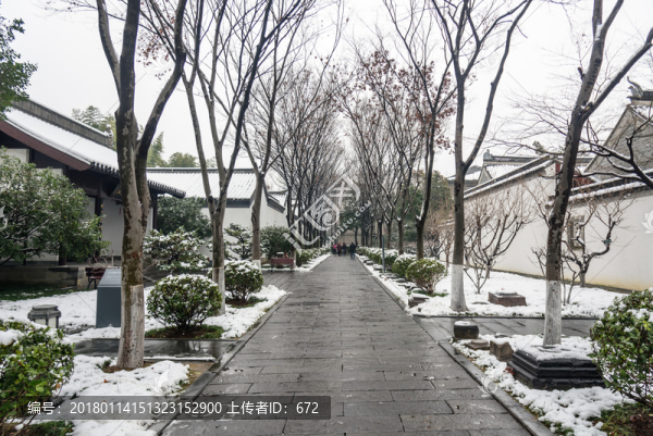 南京總統(tǒng)府雪景