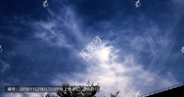 藍(lán)天飛機(jī)天空
