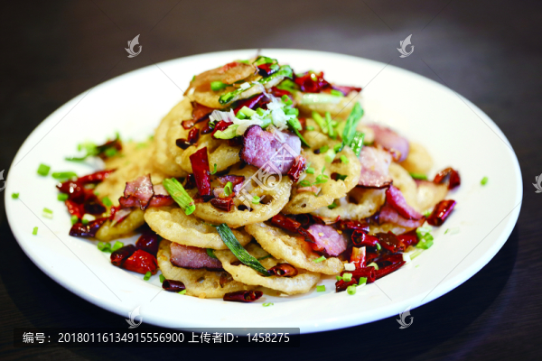 藕片炒臘肉