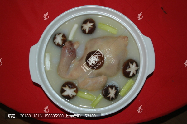 野菌燉土雞