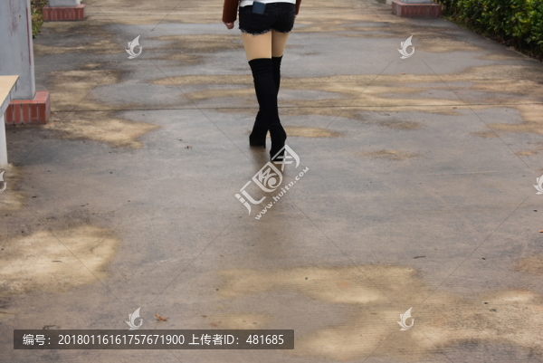 長靴美腿