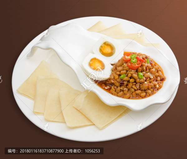 咸蛋烙饃