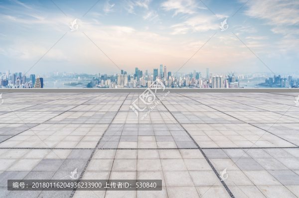 城市廣場建筑景觀天際線