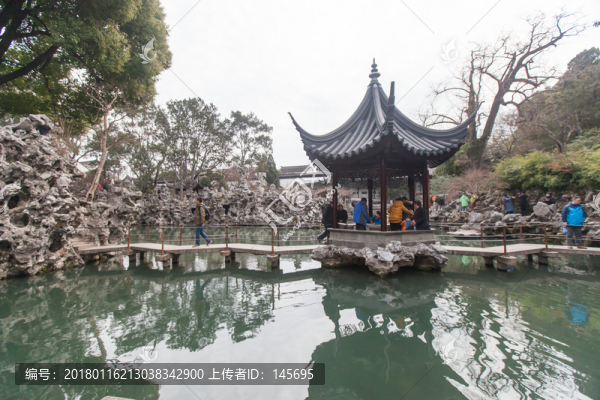 園林水景,涼亭