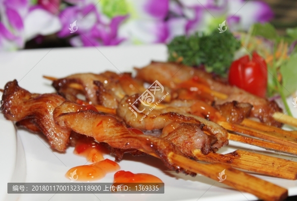 串燒豬頸肉