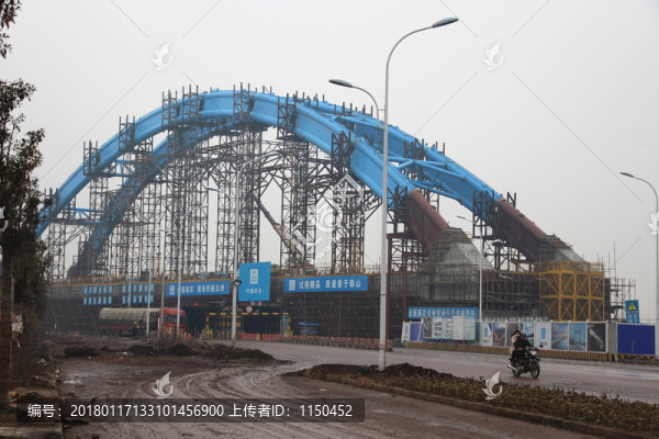 漢十高鐵提籃拱橋,（1）