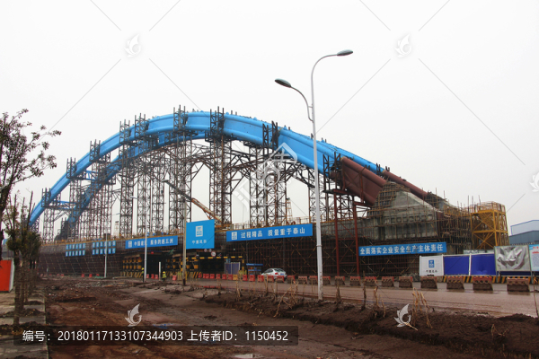 漢十高鐵提籃拱橋,（2）