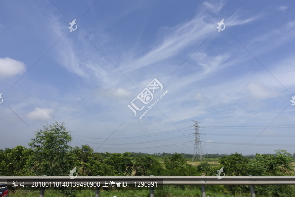 藍天白云