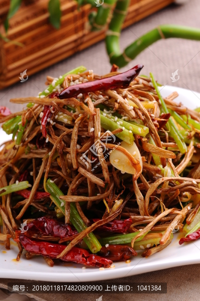 干煸茶樹菇