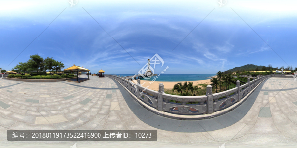 海南三亞南山寺海上觀音