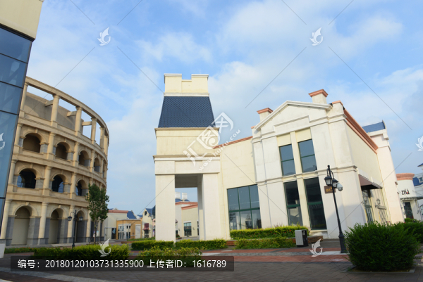 團泊尚柏奧萊,歐式建筑