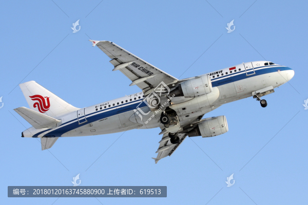 飛機起飛,民航,中國國際航空