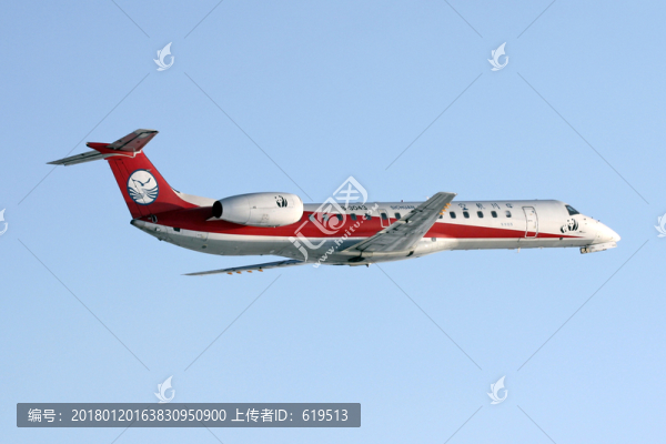 飛機起飛,雪地,四川航空