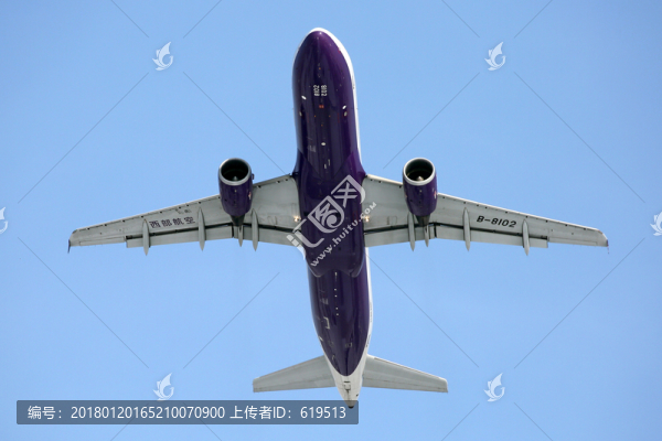 飛機(jī),起飛,民航,西部航空