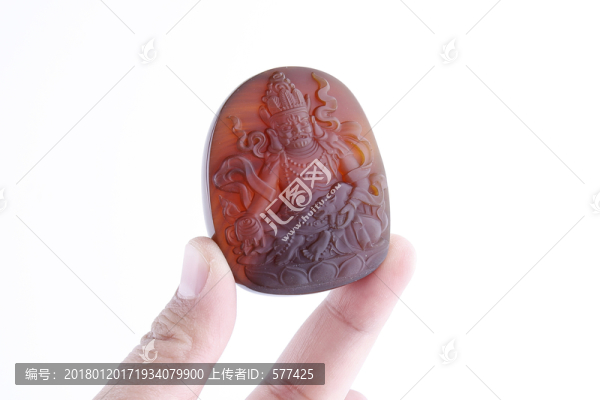 緬甸琥珀雕件