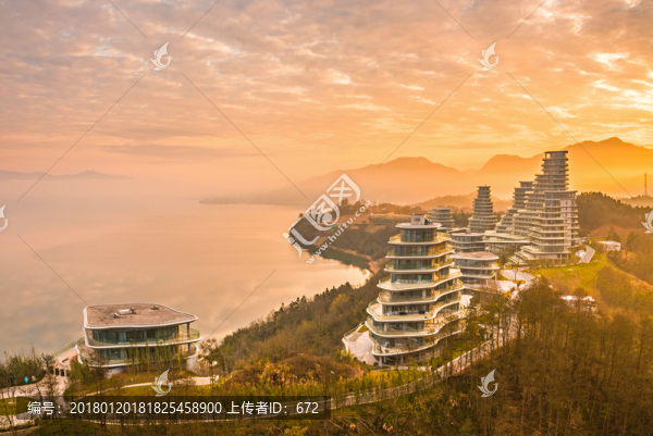 太平湖日出美景