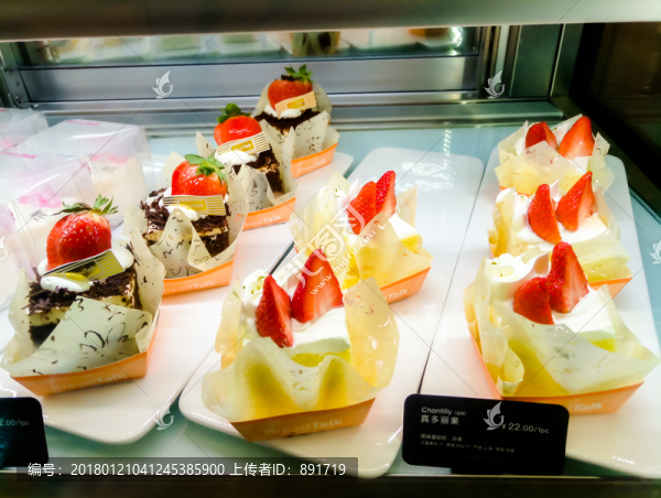 甜品臺(tái),甜點(diǎn),面包店