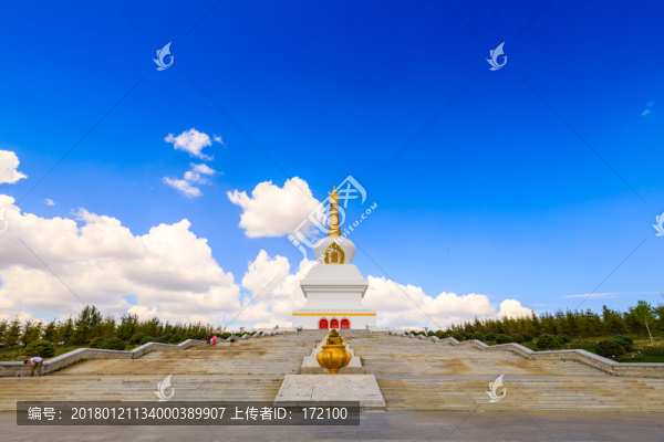 內(nèi)蒙古呼倫貝爾海拉爾菩提塔