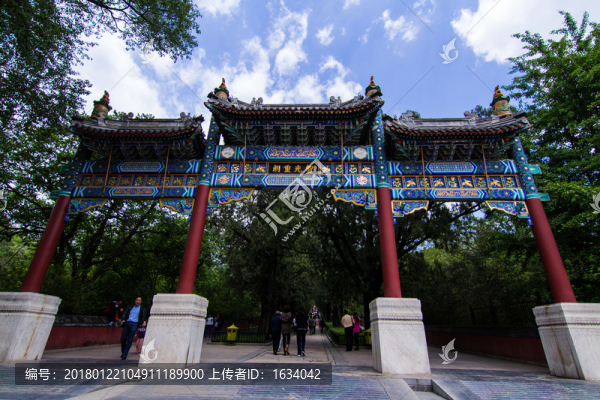 香山臥佛寺牌樓