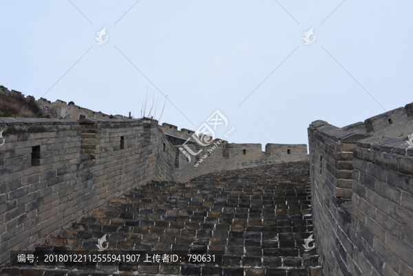 長(zhǎng)城,登山階梯