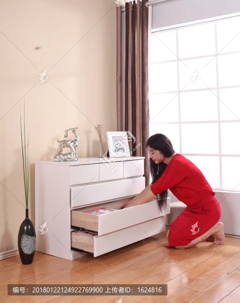 斗柜,裝飾柜,家居美女