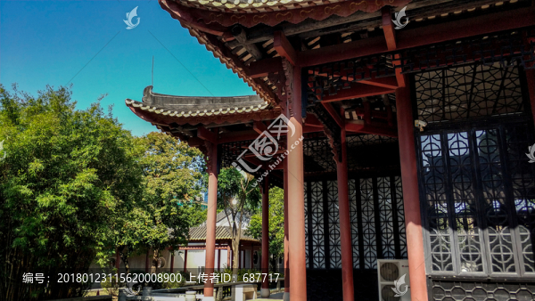 順峰,庭院園林
