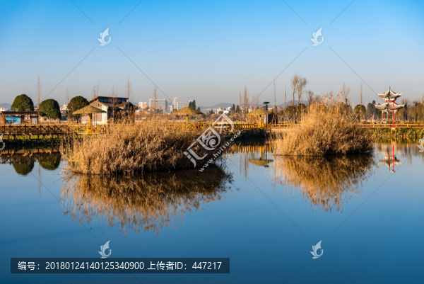 沿江水岸人家