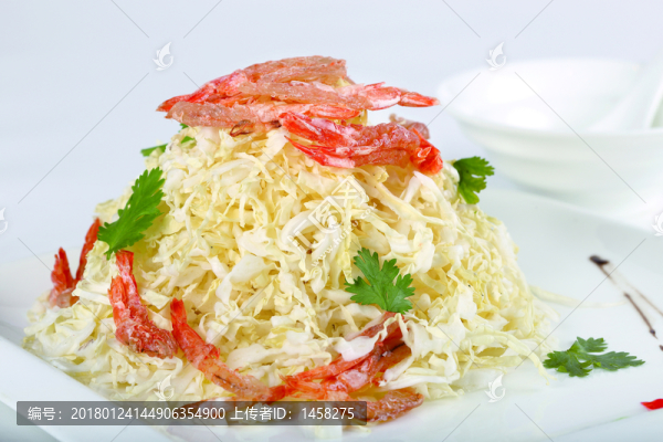 蝦仁拌菜心