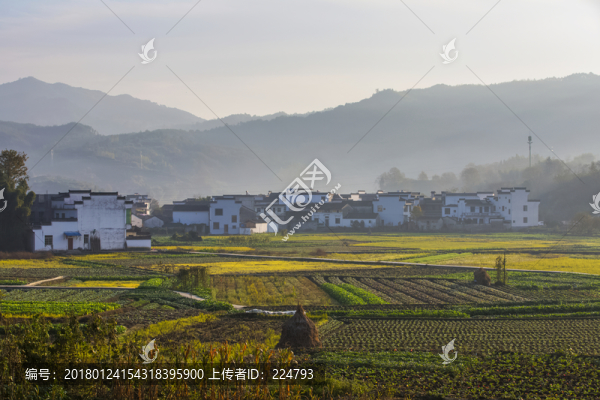 晨霧下的八卦村