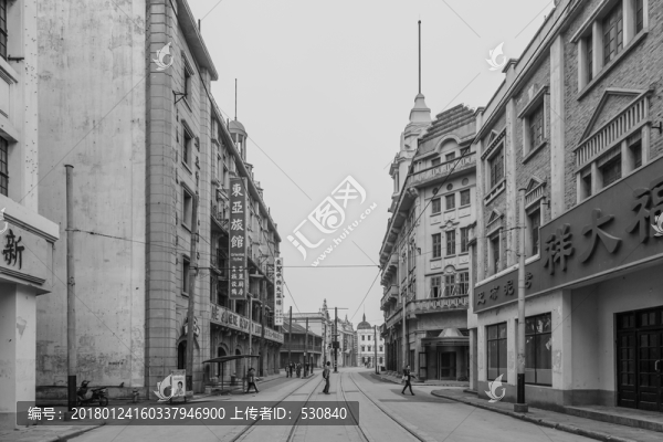 民國(guó)老建筑街景