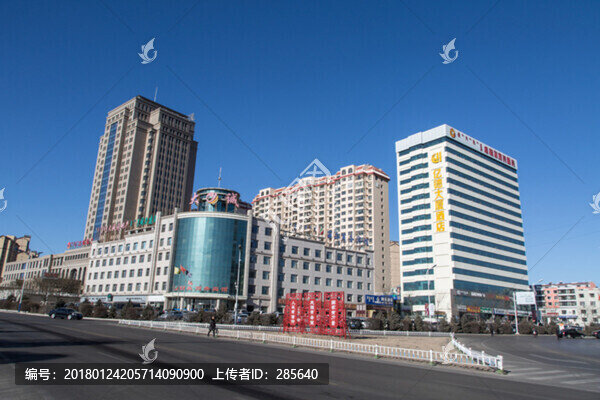 準(zhǔn)格爾旗薛家灣鎮(zhèn)風(fēng)光