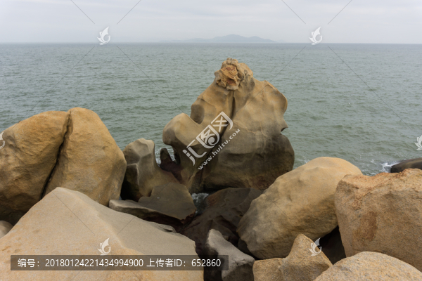 臺(tái)山,巖石,海邊,風(fēng)景,那琴半