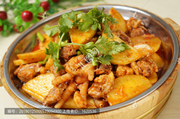 土豆黃燜雞