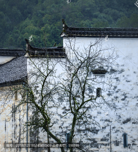 古民居白墻