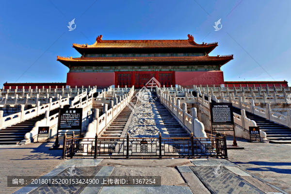 故宮建筑,紫禁城紅墻黃瓦
