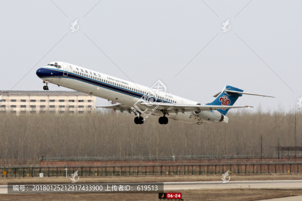 飛機起飛,民航,中國南方航空