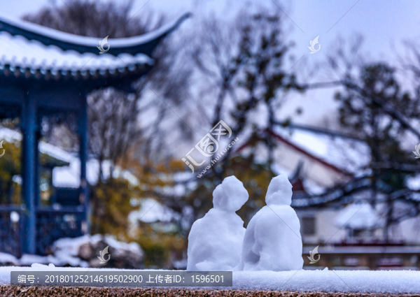 情人節(jié)堆雪人