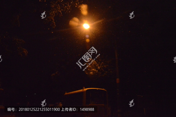 冬日雪夜