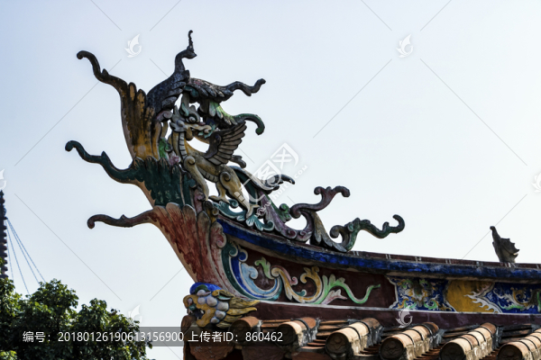 閩南寺廟屋脊-匯圖網(wǎng) www.fosd68.com 閩南寺廟屋脊