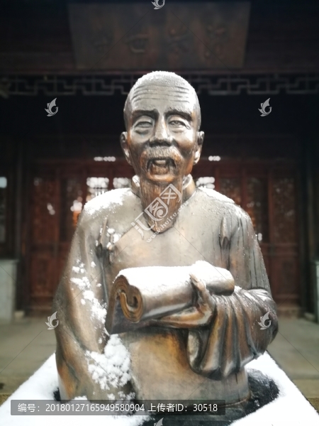 雪中古鎮(zhèn)